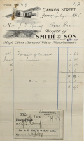 Smith and Son invoice, 1935
