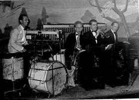 The hotel band in the 1930s