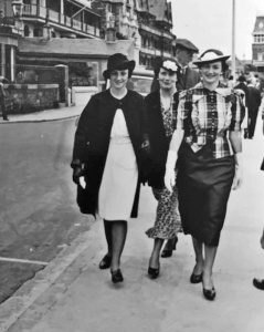 Betty Ann, Irene and Daryl Queree