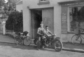Machon's cycle workshop was at Millbrook before moving into town in St Helier