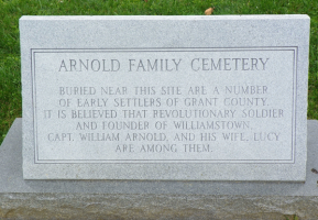 William Arnold memorial stone