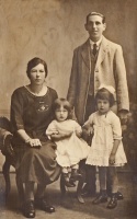 Elsie Jandron with Ernest, Phyllis and Cyril