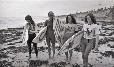 Finalists in a 1982 competition, including Jersey's Arlene Maltman, second left