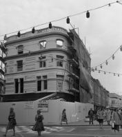 Demolition of the old building in 1979