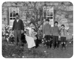 Charles Yves Coutanche and Emily Frances, nee Paisnel, and their sons