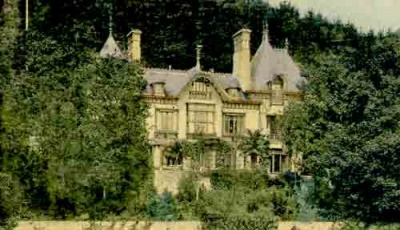 The St Brelade's Bay house, since demolished, which became famous in a short time as 'General Boulanger's house' and featured on a postcard popular with French visitors to the island