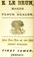 Le Brun the baker. Was this the forerunner of the island's major bakery in the latter part of the 20th century?