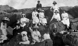 A family picnic at La Corbiere