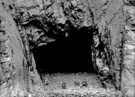 An unknown cave photographed by Albert Smith
