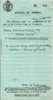 Overseas Trading supplied typewriter tables and chairs for use at College House