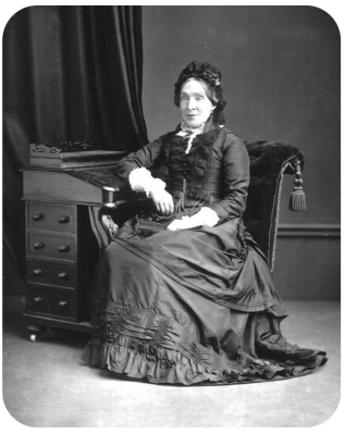 An unidentified Mrs Anderson, photographed around 1880 by Ernest Baudoux