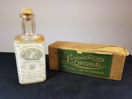 A Larbalestier eau-de-Cologne bottle