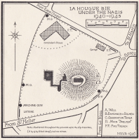 1946 plan drawn by Norman Rybot of German installation constructed during the Occupation