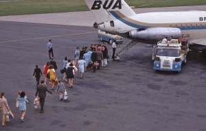 Boarding a BAC111 in 1970
