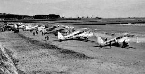 Planes on the beach at West Park