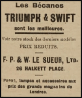 1924 advert in the Chronique de Jersey