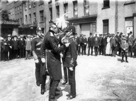 Sgt Hemery receives a long service medal from General Rochfort