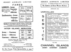 Jersey Airways fares