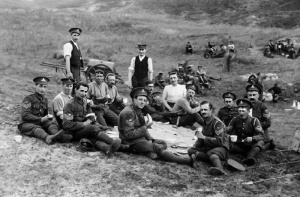 A break from training at Blanches Banques