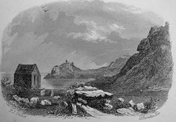 'Druidical remains near Rozel' - Le Couperon Dolmen