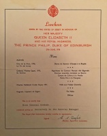 Menu for the lunch at Hotel l'Horizon