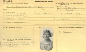 ... and their daughter Yvonne's card