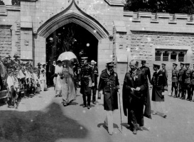 King George V at Victoria College in 1921
