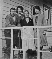Ann Esther Liot with her husband and daughters