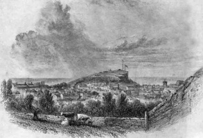 The town viewed from St Saviour