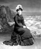 Miss de Ste Croix photographed by Ernest Baudoux