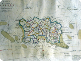 A map drawn from Dumaresq's survey of 1685