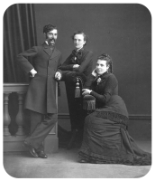 Hairdresser Adolphus Abel, and family