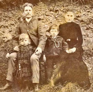 John Chevalier Bisson and family