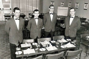 Aviator Restaurant staff in 1974