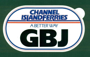 GBJ sticker for Continental travel