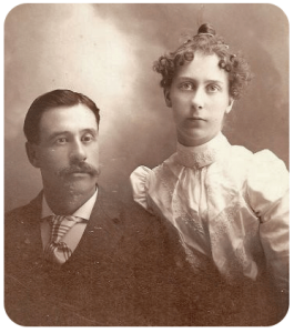 John William and Ada Melissa Hoare, nee Coe. Ada died three years after their marriage and 18 months after the death of their daughter Ada