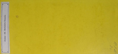 The back of Poulton's stereo pair of St Brelade's Church: Note the initials, Possibly HSH and number 24 in the bottom right corner