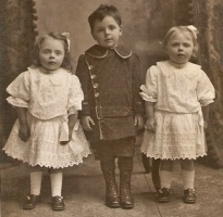 Francis Alfred Horman (1911- ) and his twin sisters May Louise and Louisa May (1912- )