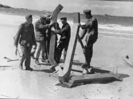 Assembling beach defences