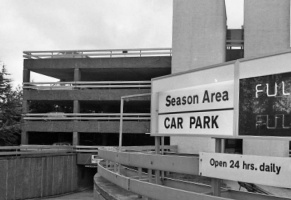 Jersey Evening Post photograph of the car park in 1980