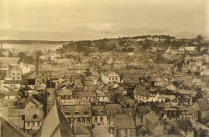 The town viewed from St Thomas' Church