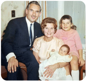 Eric Gerald Staite and Jean Kathleen, nee Moyse, Alison and Adrian