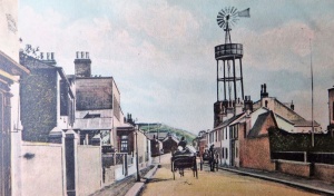 The view along the inner road from the west