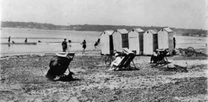 First Tower bathing huts