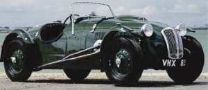 The Frazer Nash Le Mans Replica which took part in the 1950 race