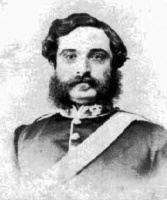 Capt Le Cornu photographed by Henry Mullins