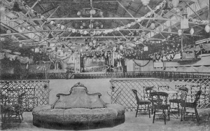 The Olympia's ballroom was a popular venue in the evenings and also for afternoon dances. This large space doubled as a skating rink and was used for exhibitions