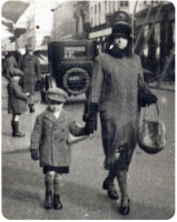 Donald Symons with his mother Annie, nee Vibert (1899-1986)