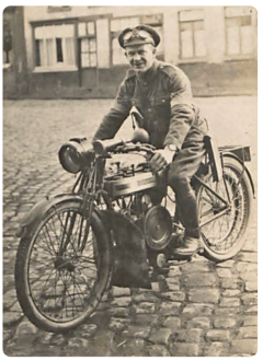 Corporal William Troy, MM, was born in St Helier in 1889, the son of Edward and Sarah, nee Kelly, he joined the Royal Engineers in April 1915 and was fortunate to come through the war uninjured, although he was gassed twice. He was awarded the Military Medal in October 1918 for delivering important despatches under heavy shell fire. He was knocked off his cycle by one explosion but continued his mission.