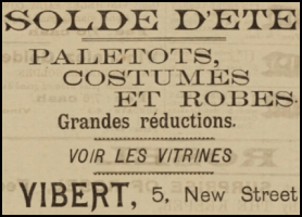 1930 advert in Chronique de Jersey